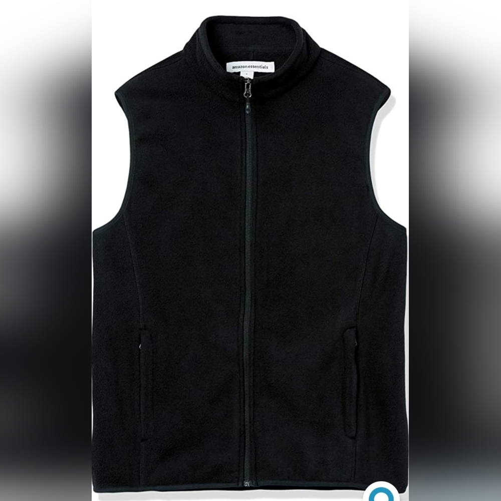 Amazon Essentials Men's Full-Zip Polar Fleece Vest